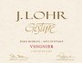 J. Lohr Gesture Viognier 2015 Front Label