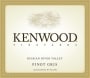 Kenwood Pinot Gris 2012  Front Label