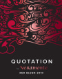 Veramonte Quotation Red 2010  Front Label