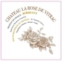 Chateau La Rose de Vitrac Blanc 2015  Front Label