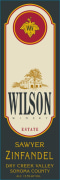 Wilson Creek Winery & Vineyards Sawyer Vineyard Zinfandel 2012  Front Label