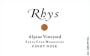 Rhys Alpine Vineyard Pinot Noir (1.5 Liter Magnum) 2006  Front Label