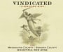 Vindicated Bountiful Red Wine 2013  Front Label