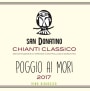 San Donatino Chianti Classico Poggio ai Mori 2017  Front Label