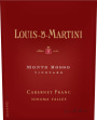 Louis Martini Monte Rosso Cabernet Franc 2018  Front Label