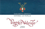 Fattoria Le Pupille Poggio Valente 2004  Front Label
