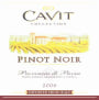 Cavit Pinot Noir 2006  Front Label