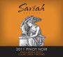 Saviah Couse Creek Vineyard Pinot Noir 2011 Front Label