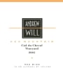 Andrew Will Winery Ciel du Cheval 2001 Front Label