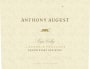 Anthony August Proprietary Red 2009 Front Label