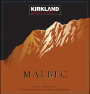 Kirkland Signature Malbec 2019  Front Label