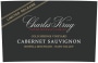 Charles Krug Peter Mondavi Family Limited Release Cold Springs Cabernet Sauvignon 2018  Front Label