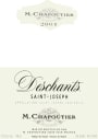 Maison Chapoutier  Saint-Joseph Deschants Blanc 2001  Front Label