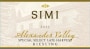 Simi Special Select Late Harvest Riesling 2013  Front Label