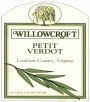 Willowcroft Vineyard Petit Verdot 2014 Front Label