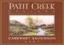 Patit Creek Cellars Cabernet Sauvignon 2001 Front Label
