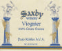 Saxby Winery and Vineyard Viognier 2013  Front Label