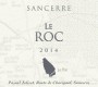 Pascal Jolivet Sancerre Le Roc 2014  Front Label
