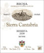 Sierra Cantabria Rioja Reserva 2008  Front Label