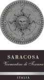 Saracosa Vermentino di Toscana 2016  Front Label