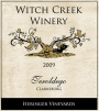 Witch Creek Winery Heringer Vineyards Teroldego 2009  Front Label