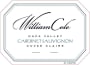 William Cole Vineyards (Chile) Cuvee Claire Cabernet Sauvignon 2013  Front Label