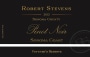 Robert Stevens Sonoma Coast Pinot Noir 2012  Front Label