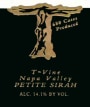 T-Vine Cellars Napa Valley Petite Sirah 2007  Front Label