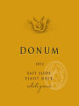 Donum East Slope Pinot Noir 2012  Front Label