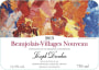 Joseph Drouhin Beaujolais Villages Nouveau 2013  Front Label