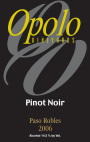 Opolo Pinot Noir 2006  Front Label