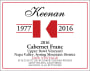 Keenan Upper Bowl Vineyard Cabernet Franc 2016  Front Label