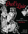 Owl's Lair Red Wine 2011  Front Label