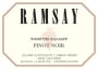 Ramsay Pinot Noir 2013 Front Label