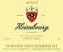 Zind-Humbrecht Heimbourg Pinot Gris 2009  Front Label