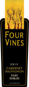 Four Vines Paso Robles Cabernet Sauvignon 2013 Front Label