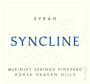 Syncline McKinley Springs Vineyard Syrah 2007  Front Label