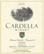 Cardella Winery Vineyard 22 Syrah 2010  Front Label