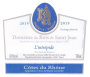 Domaine du Bois de Saint Jean Cotes du Rhone L'Intrepide 2015  Front Label