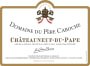 Domaine du Pere Caboche Chateauneuf-du-Pape (375ML half-bottle) 2023  Front Label