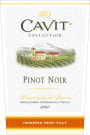 Cavit Pinot Noir 2007  Front Label