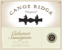 Canoe Ridge Cabernet Sauvignon 2012  Front Label