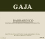 Gaja Barbaresco 1988  Front Label