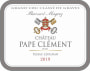 Chateau Pape Clement  2019  Front Label