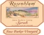 Rosenblum Cellars Fess Parker Vineyard Syrah 2002 Front Label