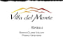 Villa del Monte Winery Pasha Vineyard Syrah 2010  Front Label