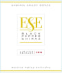 Barossa Valley Estate E and E Black Pepper Shiraz 2014  Front Label