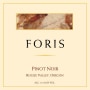Foris Estate Pinot Noir 2010  Front Label