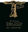 T-Vine Cellars Zinfandel 2008  Front Label