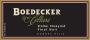 Boedecker Cellars Stoller Vineyard Pinot Noir 2012  Front Label
